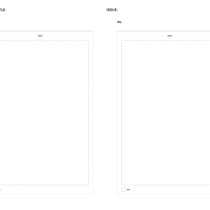 Comic Page Worksheet
